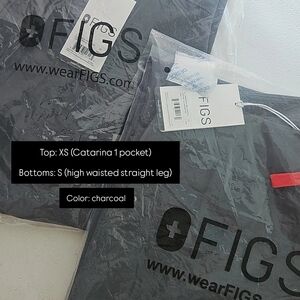 Figs Charcoal Medical Scrub Set